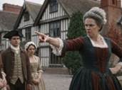 Stern lady directing staff