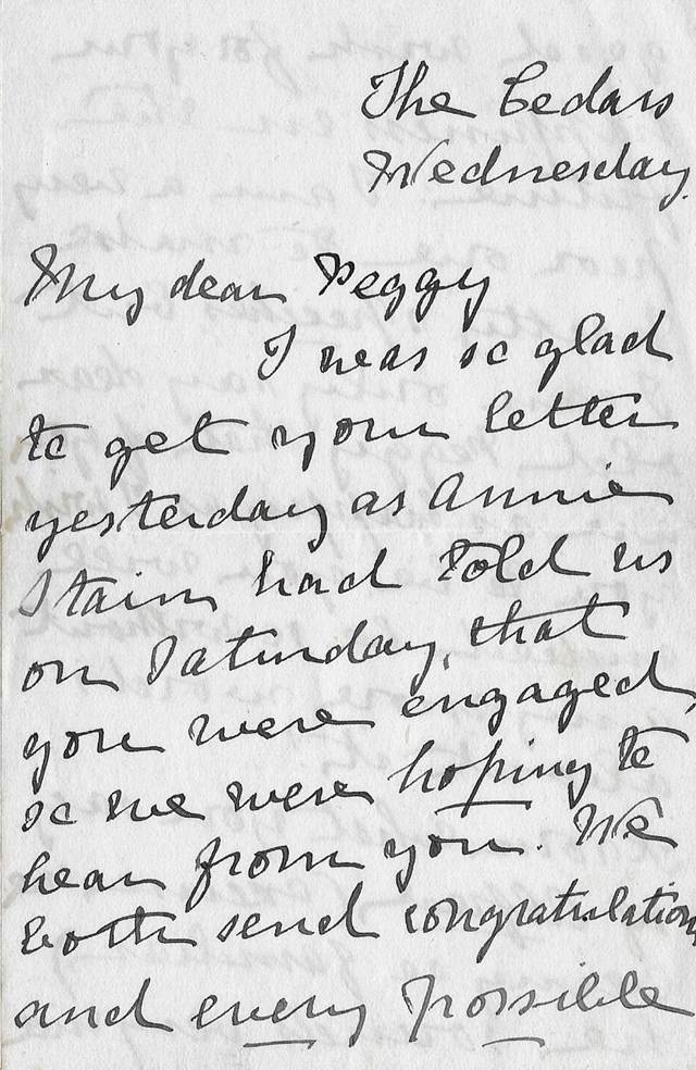 A close-up of a letter
Description automatically generated