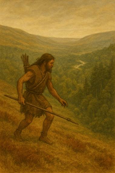 A painting of a person holding a spear

AI-generated content may be incorrect.