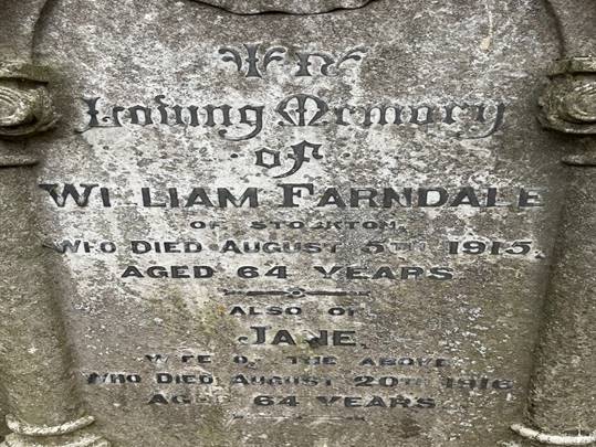 A close-up of a grave

Description automatically generated with low confidence
