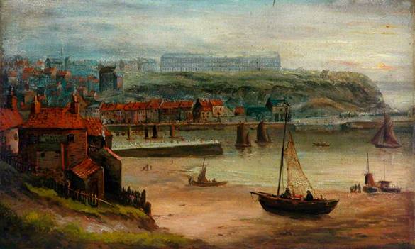 Whitby West Cliff from Henrietta Street, 1850 | Art UK