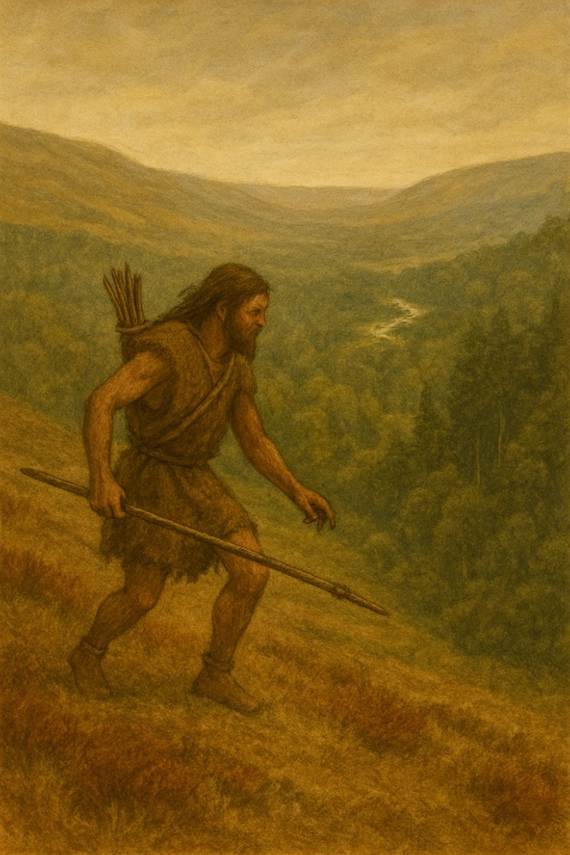 A painting of a person holding a spear

AI-generated content may be incorrect.