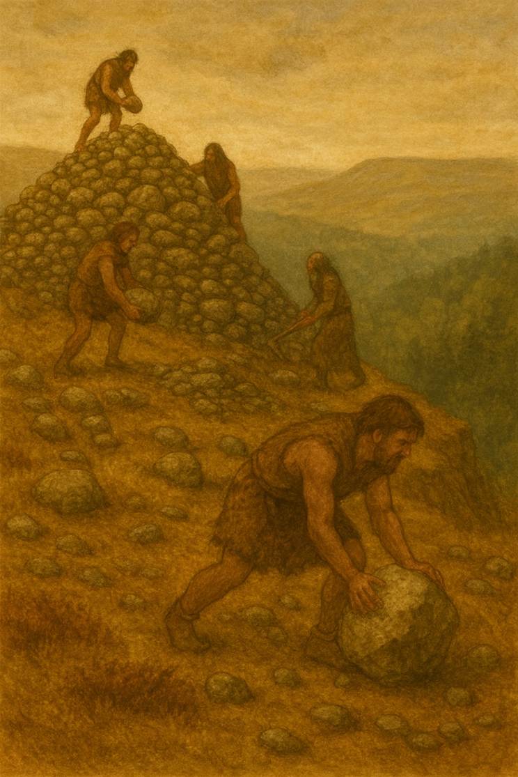 A group of people working on a mountain

AI-generated content may be incorrect.