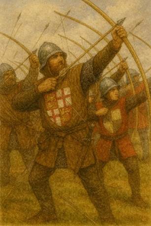A group of men in armor holding bows and arrows

AI-generated content may be incorrect.