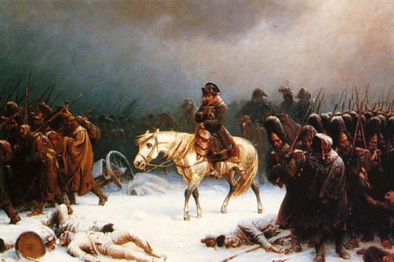 A painting of a person riding a horse
Description automatically generated