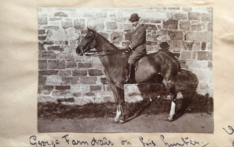 A person riding a horse
Description automatically generated
