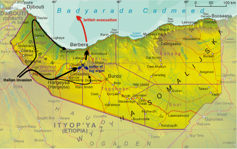 A map of a large area with a red arrow pointing to the area
Description automatically generated
