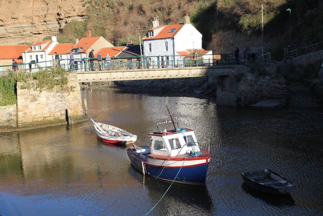 Boats in a river with houses in the background

Description automatically generated