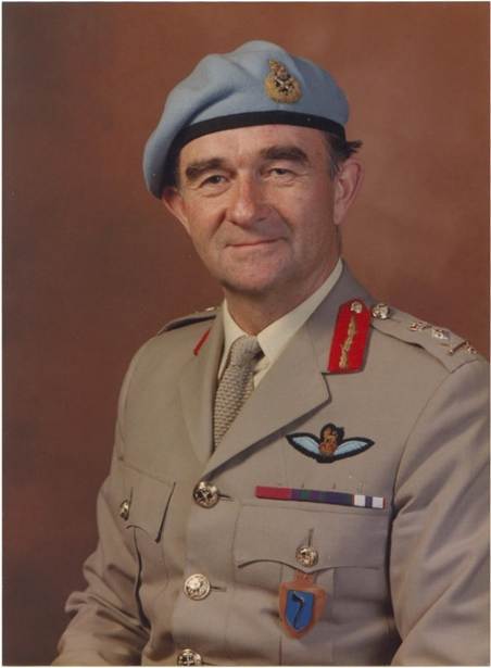 A person in a military uniform
            Description automatically generated